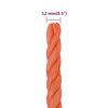 vidaXL Werktouw 12 mm 25 m polypropeen oranje
