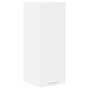 vidaXL Hangkast met opslag Wit 30 x 31 x 80 cm Bewerkt hout