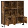 vidaXL Boekenkast 2 pcs Rook Eik 99,5 x 30 x 108 cm Bewerkt hout