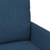 vidaXL Banken met kussen 110cm Blauw Multiplex
