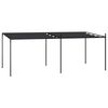 vidaXL Prieel met uittrekbaar dak 600x300x233 cm antracietkleurig