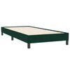 vidaXL Boxspring zonder matras fluweel donkergroen 80x220 cm