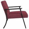 vidaXL Fauteuil Wijnrood 59 x 75 x 78 cm Stof