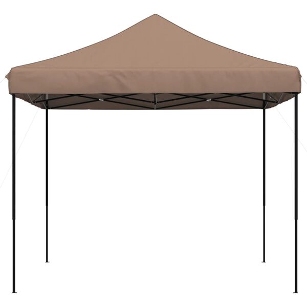 vidaXL Partytent inklapbaar pop-up 292x292x315 cm bruin