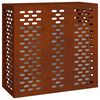 vidaXL Airconditioner hoes Roestig 110 x 50 x 105 cm Cortenstaal