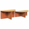 vidaXL Salontafel 2 pcs Wasbruin Massief grenenhout