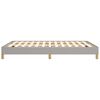 vidaXL Bedframe zonder matras stof lichtgrijs 140x200 cm