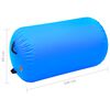 vidaXL Gymnastiekrol met pomp opblaasbaar 100x60 cm PVC blauw
