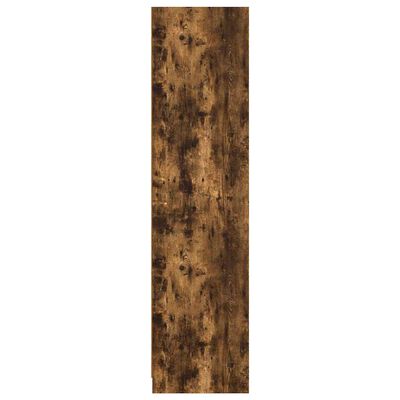 vidaXL Hoge kast 62x32x106,5 cm bewerkt hout gerookt eikenkleurig