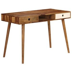 vidaXL Schrijftafel 110x55x76 cm massief acaciahout