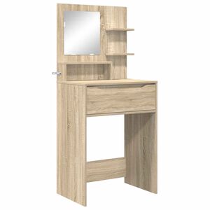 vidaXL Slaapkamer Kaptafels Sonoma Eiken 80 x 39,6 x 135 cm