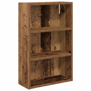 vidaXL Badkamer wandkast Oudhout 40 x 16 x 62,5 cm Geconstrueerd hout