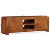 vidaXL Tv-meubel 120x30x40 cm massief hout met honingafwerking
