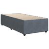 vidaXL Boxspring met matras fluweel donkergrijs 90x200 cm