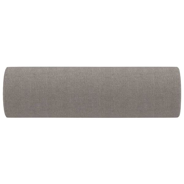 vidaXL Sierkussens 2 st 15x50 cm stof taupe