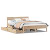 vidaXL Bedframe zonder matras massief grenenhout 140x200 cm