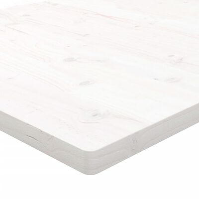 vidaXL Tafelblad vierkant 50x50x2,5 cm massief grenenhout wit