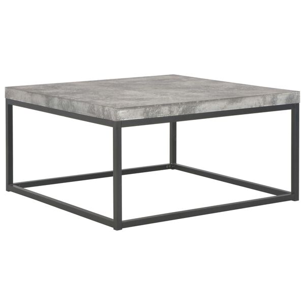 vidaXL Salontafel 75x75x38 cm beton-look