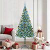 vidaXL Kunstkerstboom met 300 LED Groen 180 cm PVC en Staal