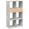 vidaXL Boekenkast 66x31x112 cm bewerkt hout betongrijs