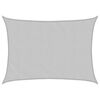 vidaXL Zonnezeil 7x5 m 100% polyester oxford lichtgrijs