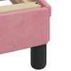 vidaXL Bedframe zonder matras "Hanko" fluweel roze 100x200 cm