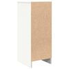 vidaXL Dressoir 29,5x34x76 cm spaanplaat wit