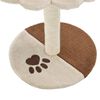 vidaXL Kattenkrabpaal met sisal krabpaal 40 cm beige en bruin