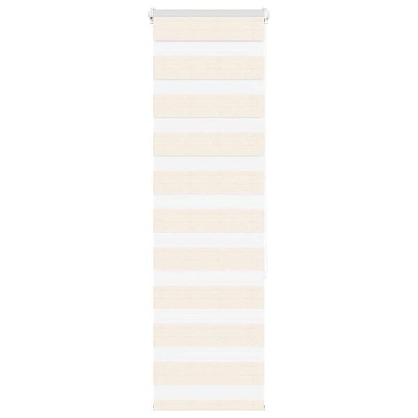 vidaXL Zebra Blind 50x150 cm stofbreedte 55,9 cm polyester marmerbeige