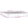 vidaXL Bedframe zonder matras 200x200 cm fluweel lichtgrijs