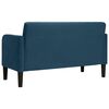 vidaXL Loveseat bank 109 cm fluweel blauw
