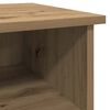 vidaXL Dressoir Artisan Eiken 100 x 35,5 x 60 cm Bewerkt hout