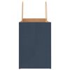vidaXL Papieren zakken 250 st met hengsels 32x17x25 cm blauw