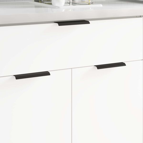 vidaXL Handvat 12 pcs Zwart 120 x 39.6 x 17 mm Aluminium