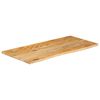 vidaXL Tafelblad met natuurlijke rand 100x60x2,5 cm massief mangohout