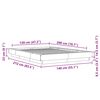 vidaXL Bedframe bewerkt hout gerookt eikenkleurig 120x200 cm