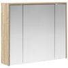 vidaXL Badkamer spiegelkast Sonoma Eiken 73,5 x 16 x 62,5 cm