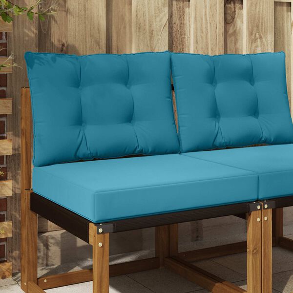 vidaXL Buiten bankkussen 2 pcs Koninklijk Blauw Polyester