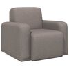 vidaXL Fauteuil Taupe Stof
