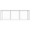 vidaXL Kattenkooi 4,5x1,5x1,5 m gegalvaniseerd staal