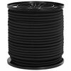 vidaXL Bungee Koorden 4 mm Zwart PP en rubber