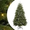 vidaXL Kunstkerstboom met 300 LED Groen 300 cm PVC en Metaal