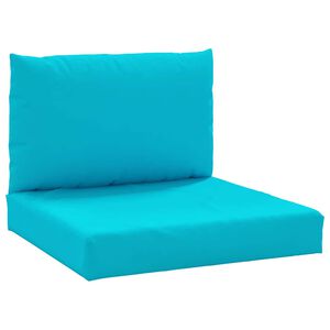 vidaXL Palletkussens 2 st oxford stof turquoise