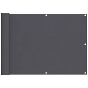 vidaXL Balkonscherm 90x400 cm oxford stof antraciet