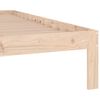 vidaXL Bedframe massief hout 75x190 cm