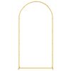 vidaXL Trouwrand Goud 100 x 39 x 200 cm Staal