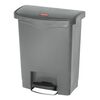 Rubbermaid Pedaalemmer Slim Jim 30 L grijs