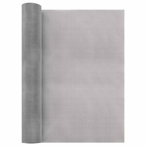 vidaXL Gaas Scherm 40 x 500 cm 60 Mesh RVS 201 Zilverkleurig