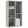 vidaXL Boekenkast/dressoir 50x25x80 cm bewerkt hout betongrijs