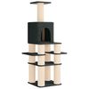 vidaXL Kattenboom met sisal krabpalen Donkergrijs 180 cm